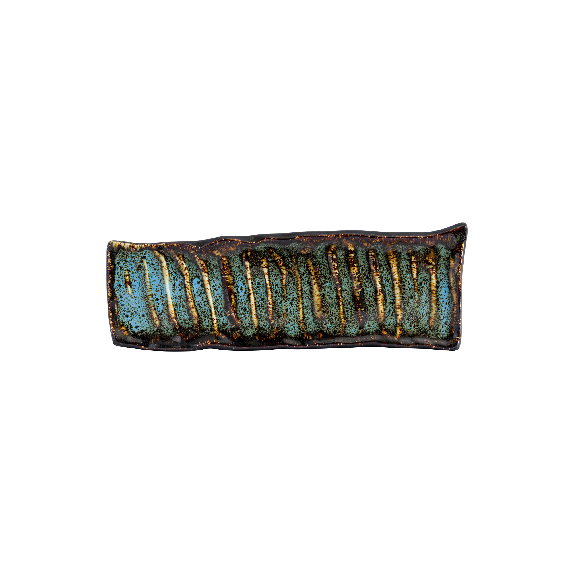 Wabi Blue Rectangular Plate 29.5x9.7x1.5 cm
