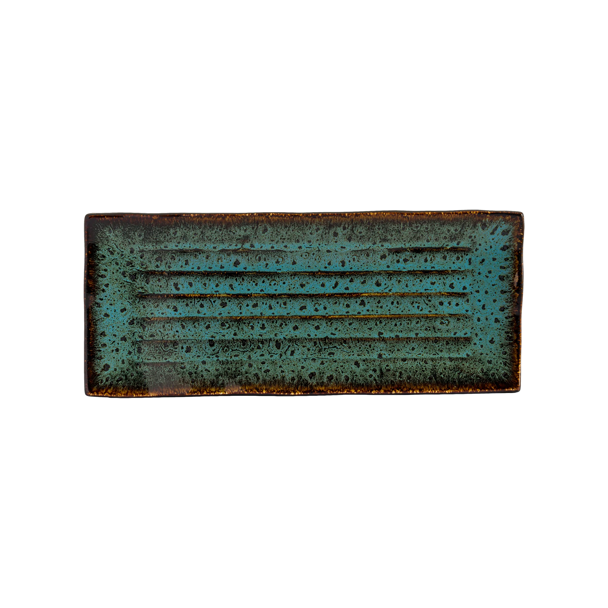 Wabi Blue Rectangular Plate 36.2x15x2.7 cm