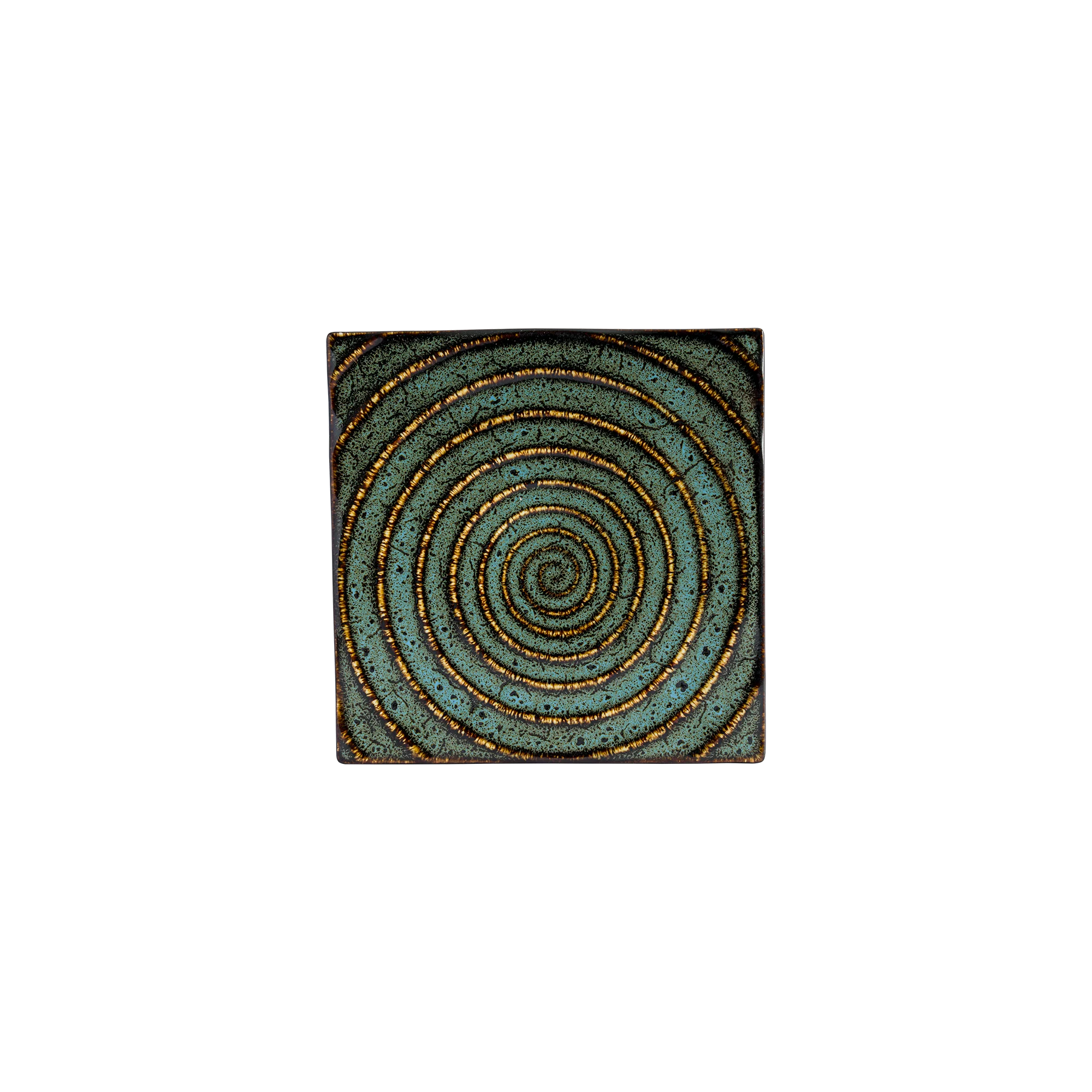 Wabi Blue Square Plate 20.5x20.5x1.6 cm