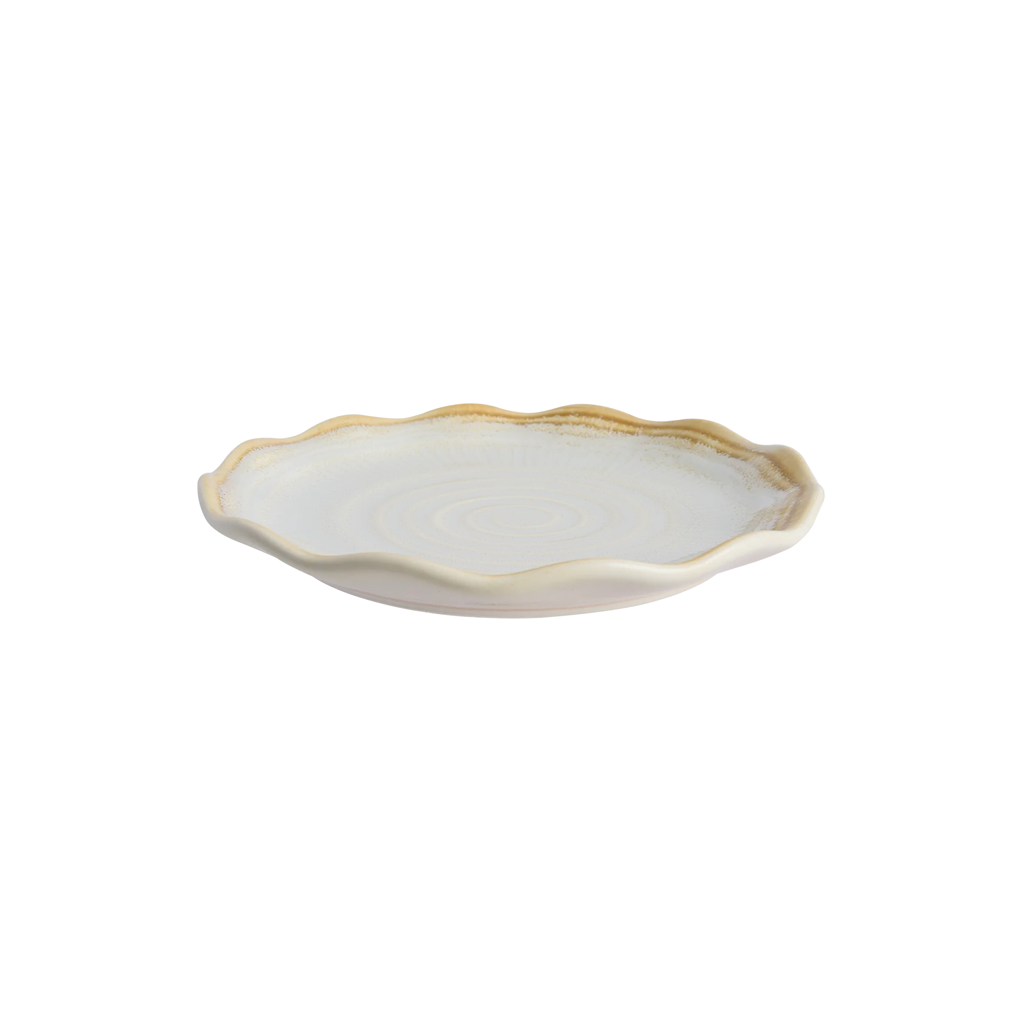Wabi White Flat Plate 20.5 cm