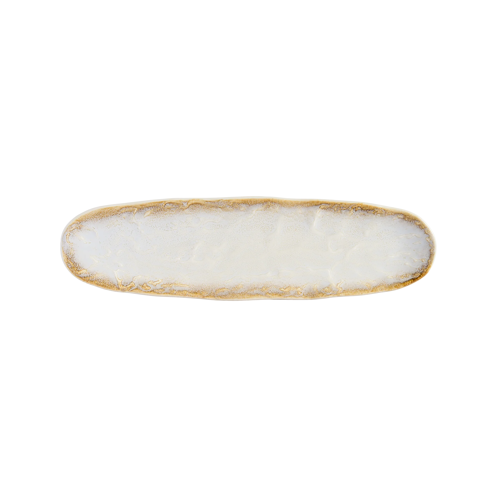 Wabi White Oval Plate 40.8 x 11.5 x 2.2 cm