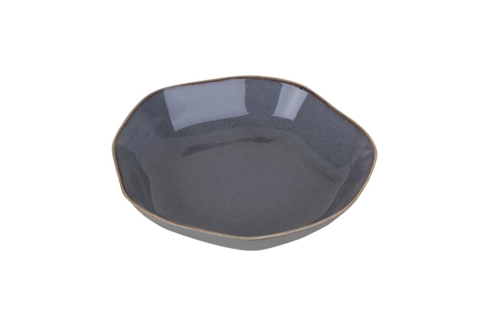 Porland Pure Seasons Koyu Gri Çukur Tabak 21cm