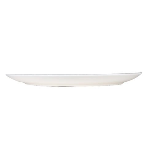 Kütahya Porselen Bone Coral 32cm. Kayık Tabak Dg-868 Kratos