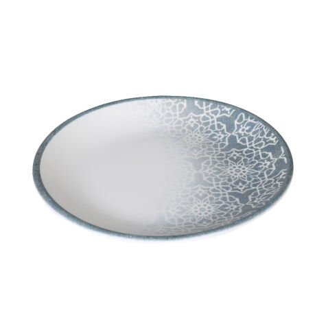 Kütahya Porselen Bone Ent 19cm. Düz Tabak Mat Dg-860 Kratos