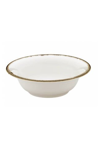 Kütahya Porselen Bone Fo 16cm. Kase Krem Fileli