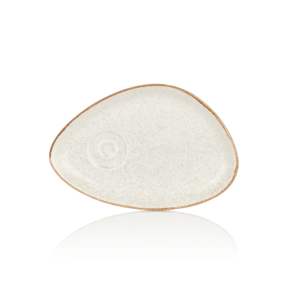 Dust Zest Tea Presentation Plate 25*17 cm