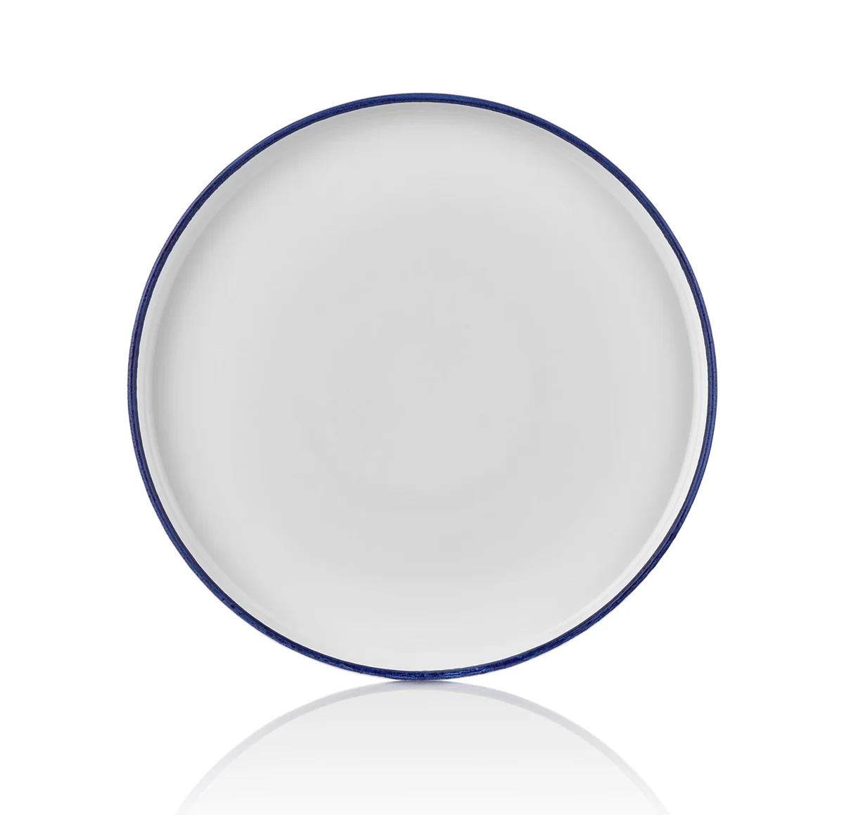 Helix Navy Blue Flat Plate Smooth 23 cm