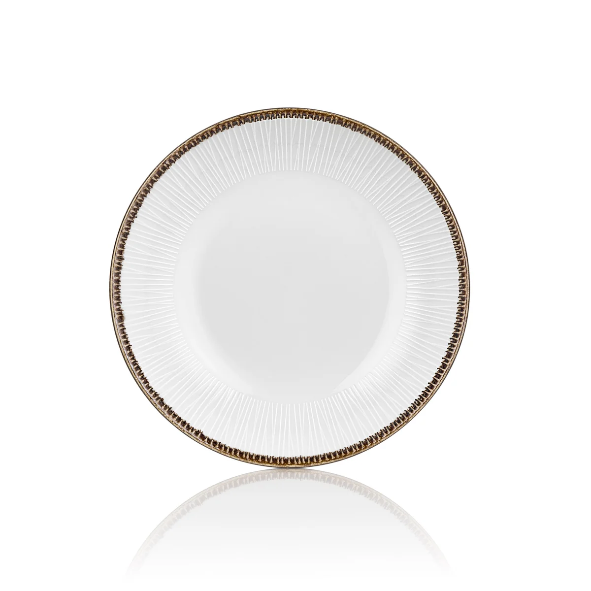 Plise Gleam Flavor Deep Plate 23 cm 1000 cc