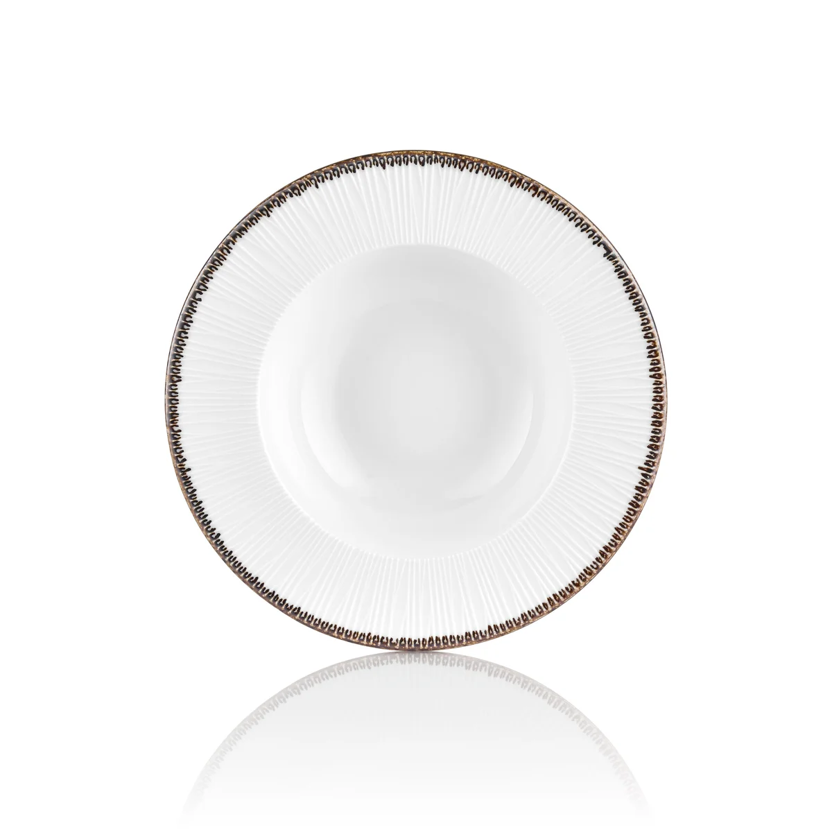 Plise Gleam Gastro Deep Plate 25 cm 400 cc