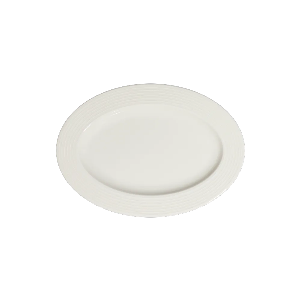 ID Fine Echo Frame Oval Plate 29,5 cm