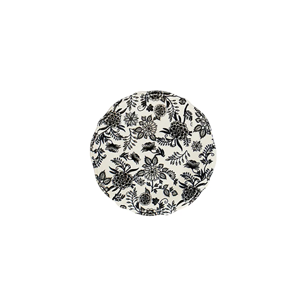 ID Fine Herba Black Fulya Flat Plate 15 cm