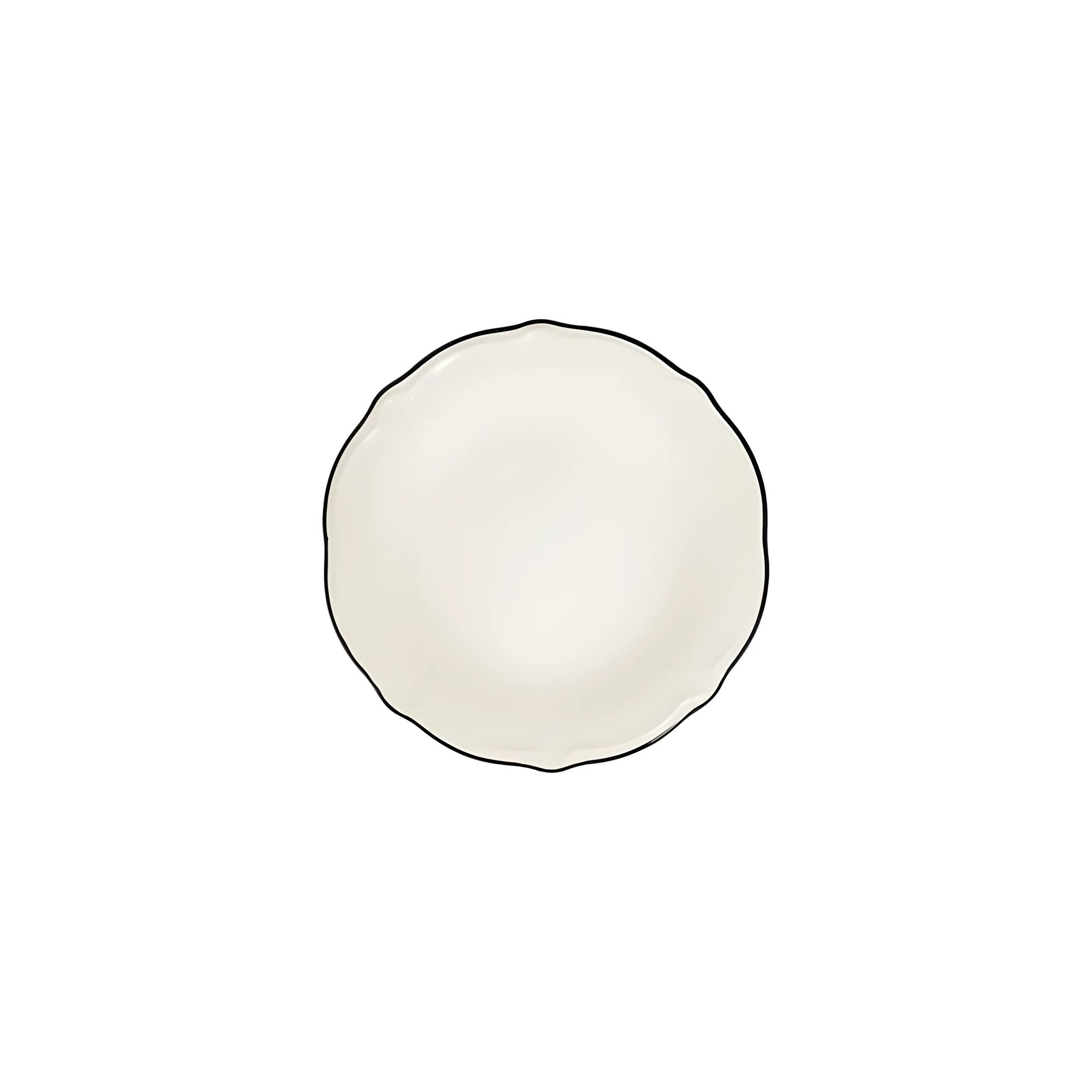 ID Fine Black Line Fulya Flat Plate 15 cm