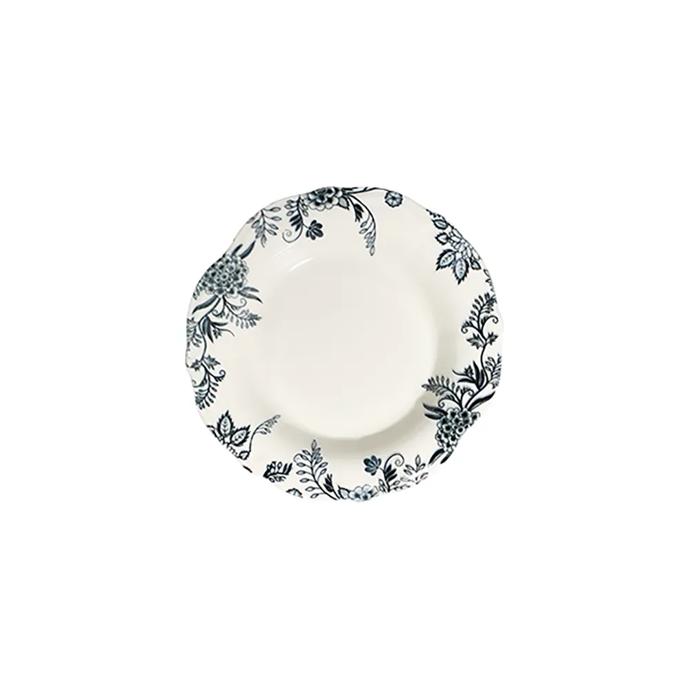 ID Fine Silva Black Fulya Deep Plate 17 cm