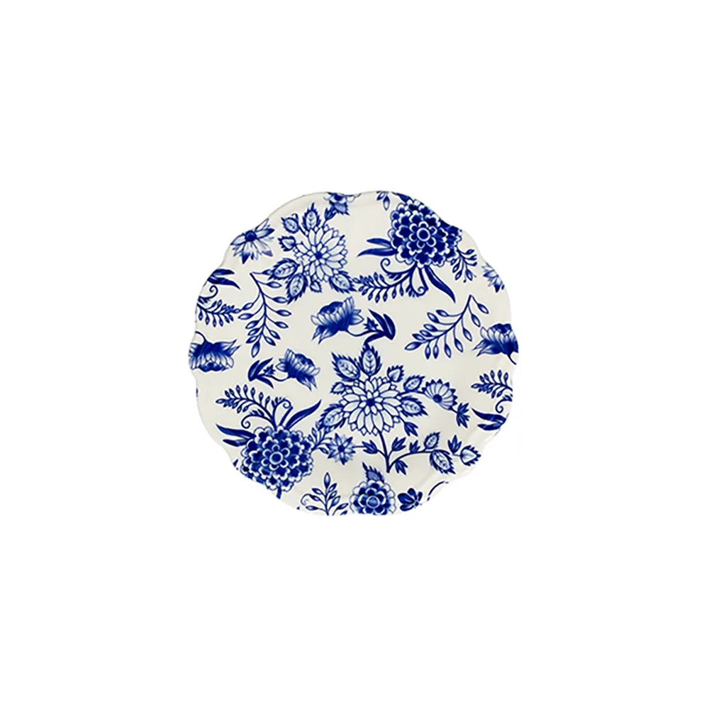 ID Fine Herba Blue Fulya Deep Plate 17 cm