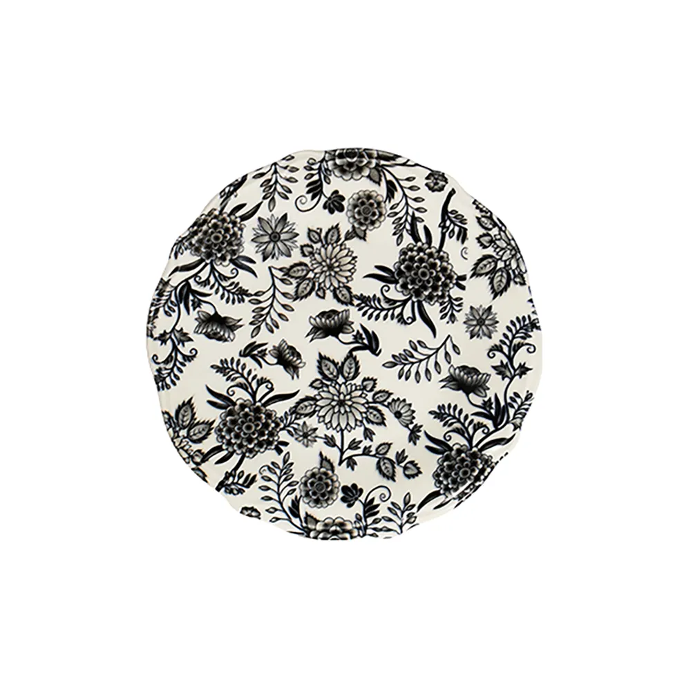 ID Fine Herba Black Fulya Flat Plate 21 cm