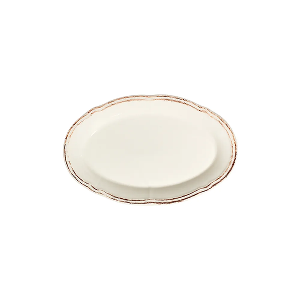 ID Fine Retro Fulya Oval Kayık 21 cm