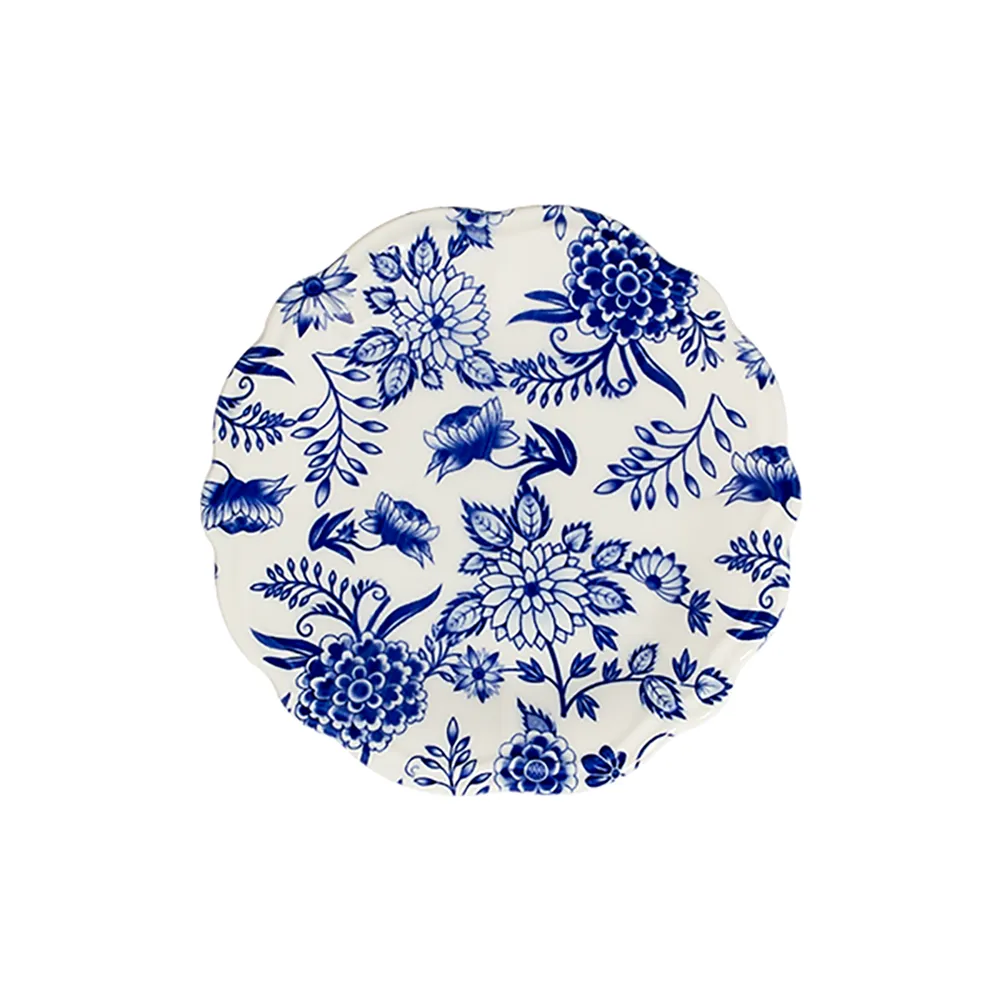 ID Fine Herba Blue Fulya Deep Plate 22 cm