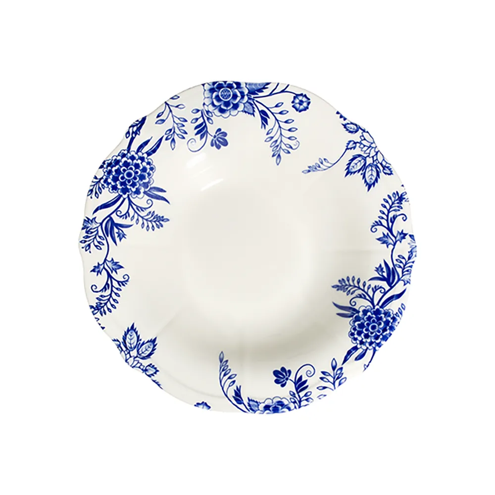 ID Fine Silva Blue Fulya Bowl 25 cm