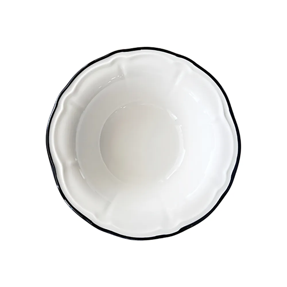 ID Fine Black Line Fulya Bowl 25 cm