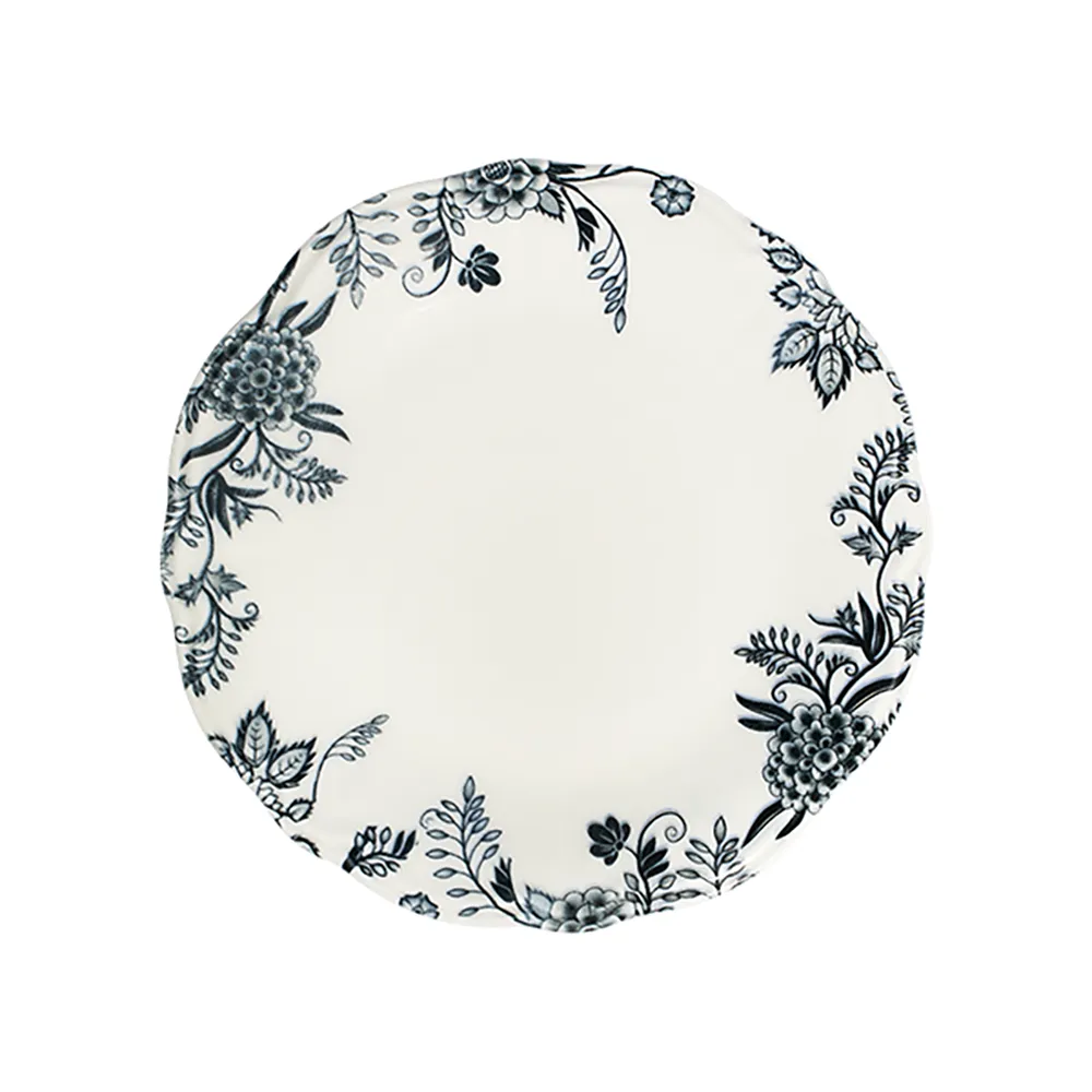 ID Fine Silva Black Fulya Flat Plate 26 cm