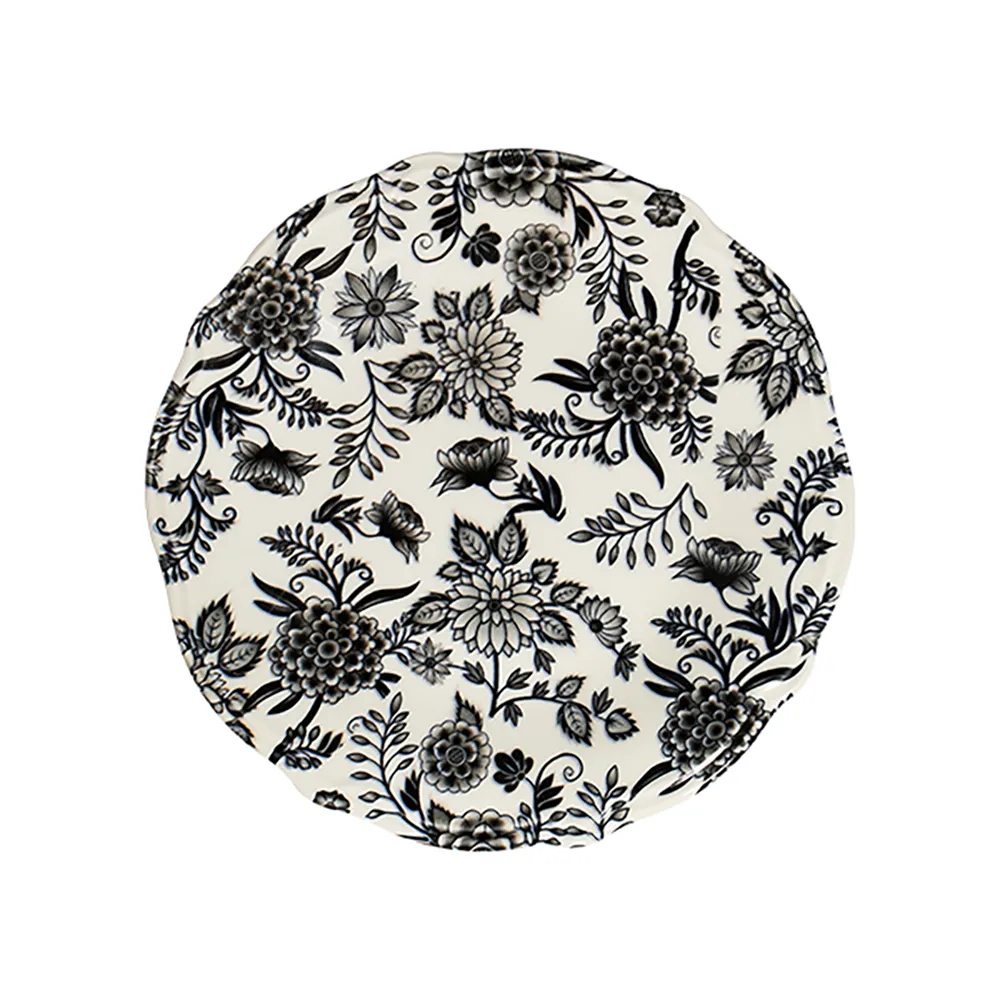 ID Fine Herba Black Fulya Flat Plate 26 cm