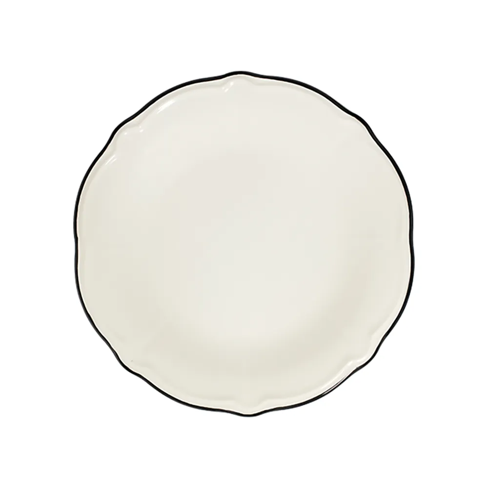 ID Fine Black Line Fulya Flat Plate 26 cm