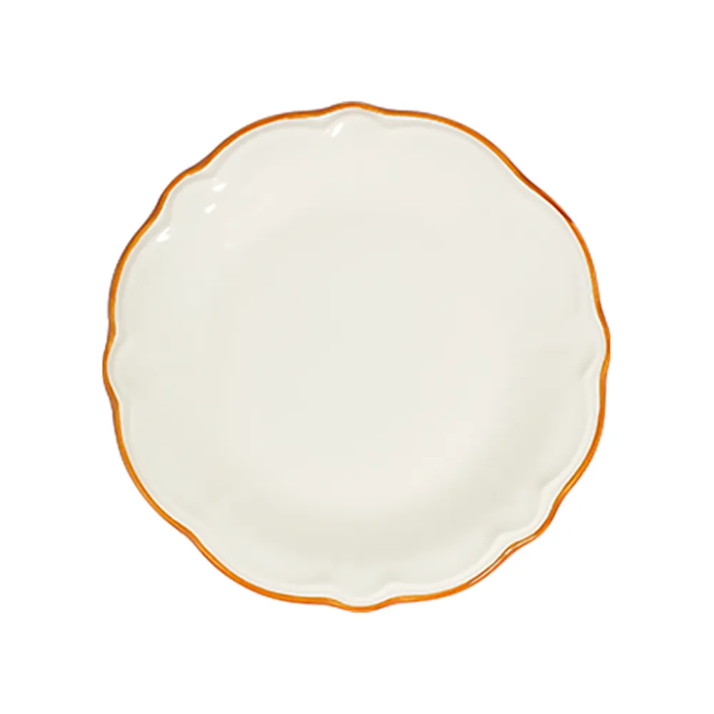 ID Fine Mustard Line Fulya Flat Plate 26 cm