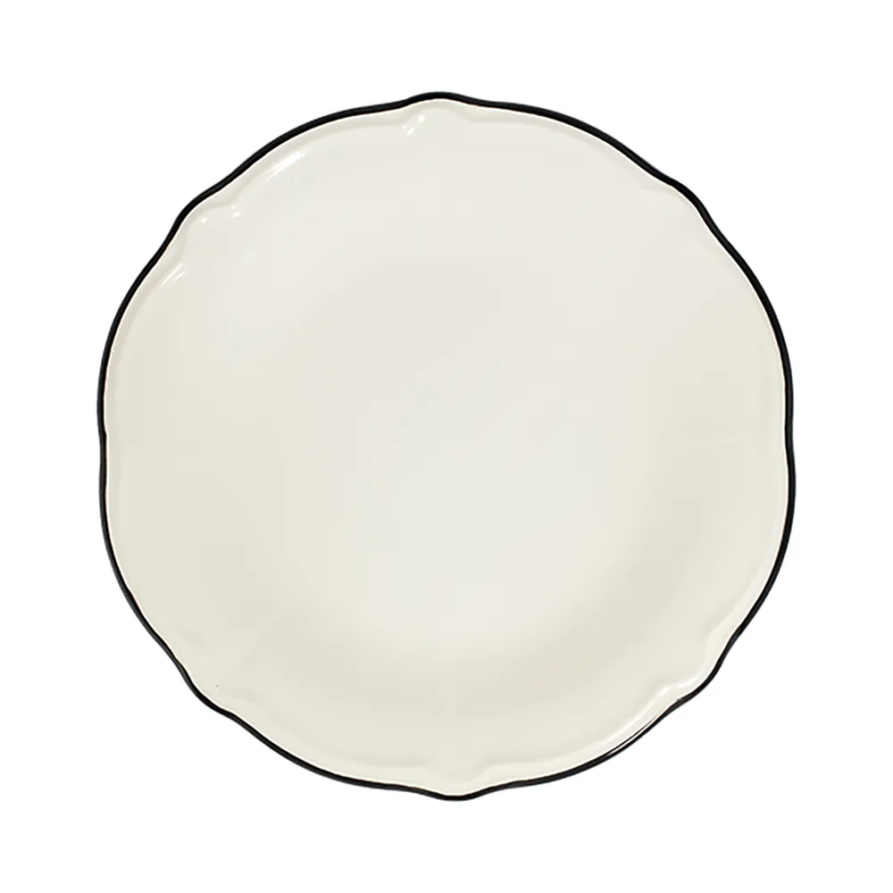 ID Fine Black Line Fulya Flat Plate 29 cm