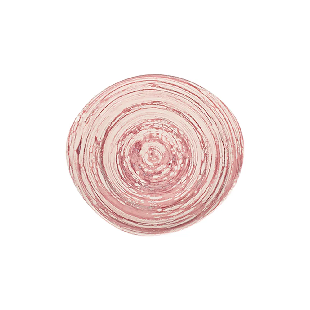 ID Fine Swirl Pink Pebble Flat Plate 21 cm