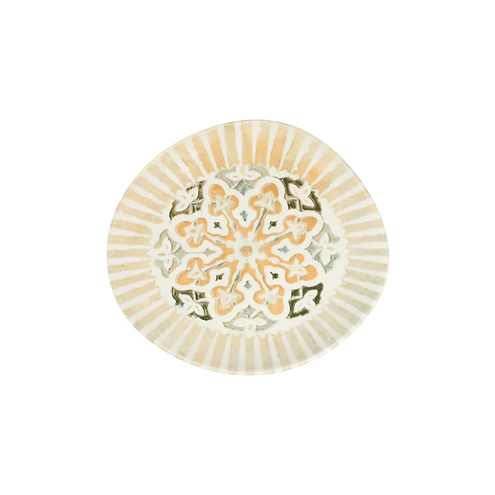 ID Fine Cordoba Sand Pebble Flat Plate 21 cm
