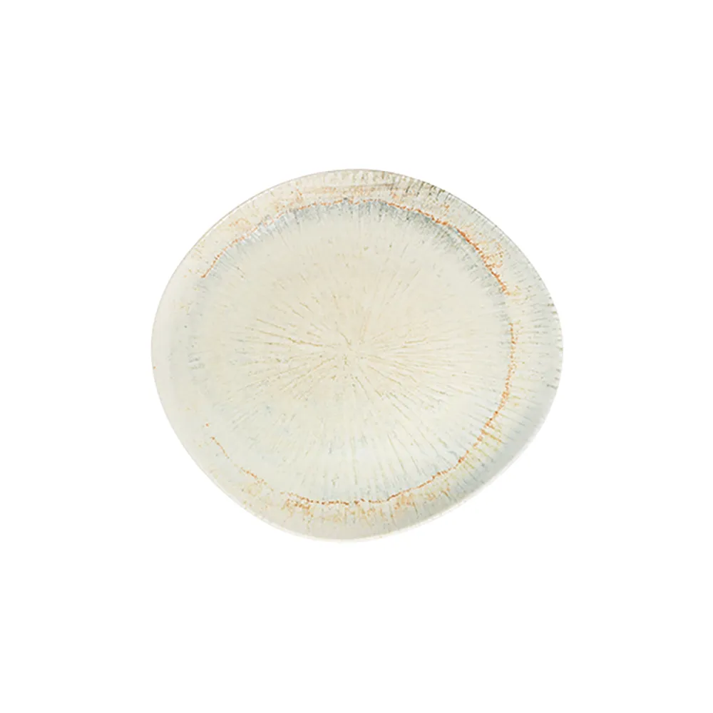 ID Fine Zen Sand Pebble Flat Plate 21 cm