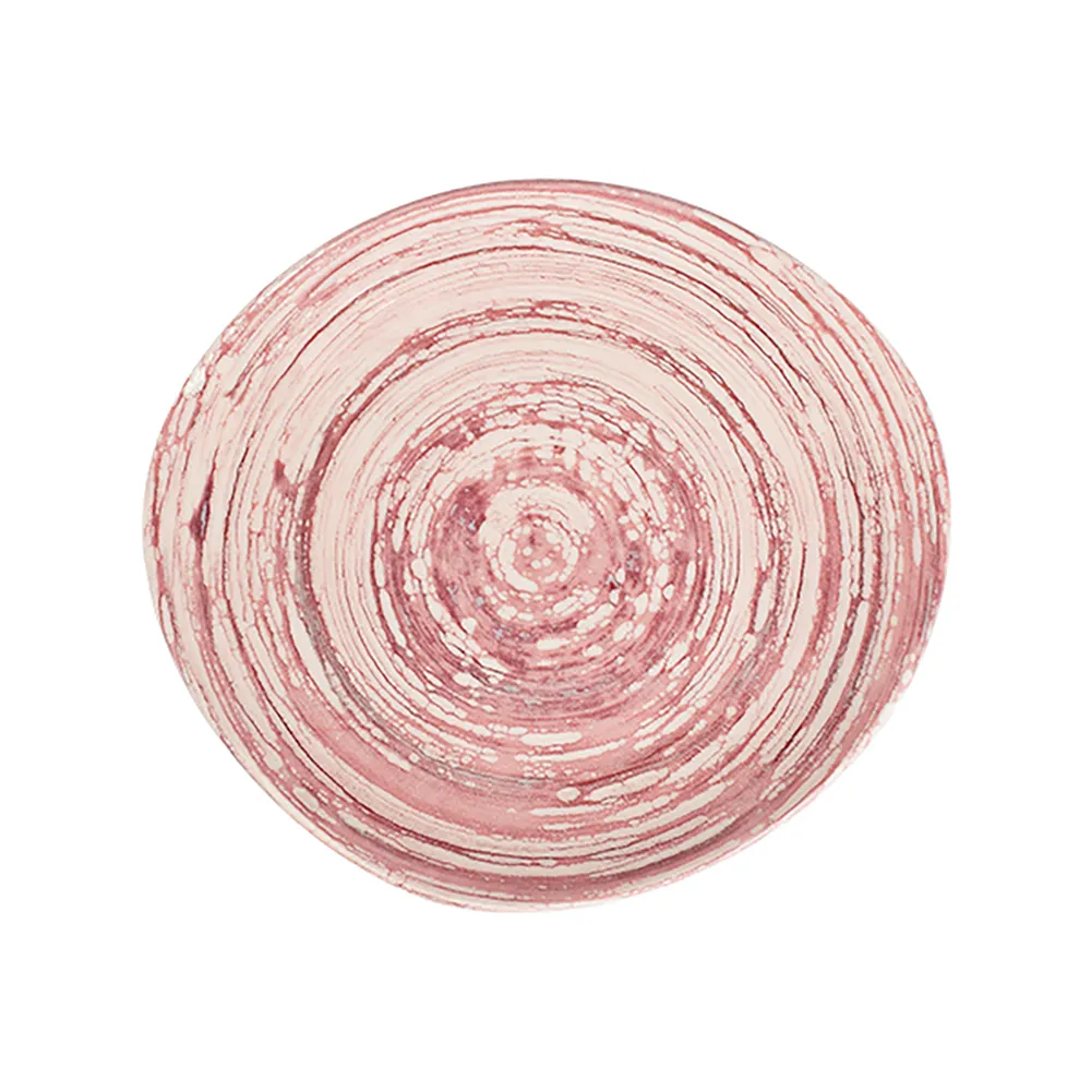 ID Fine Swirl Pink Pebble Flat Plate 27 cm