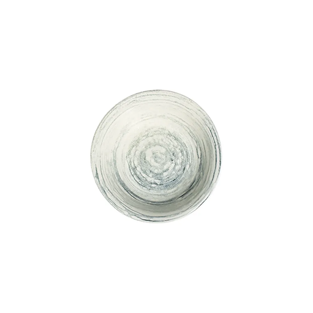 ID Fine Swirl Grey Tuval Bowl 15 cm 340 cc