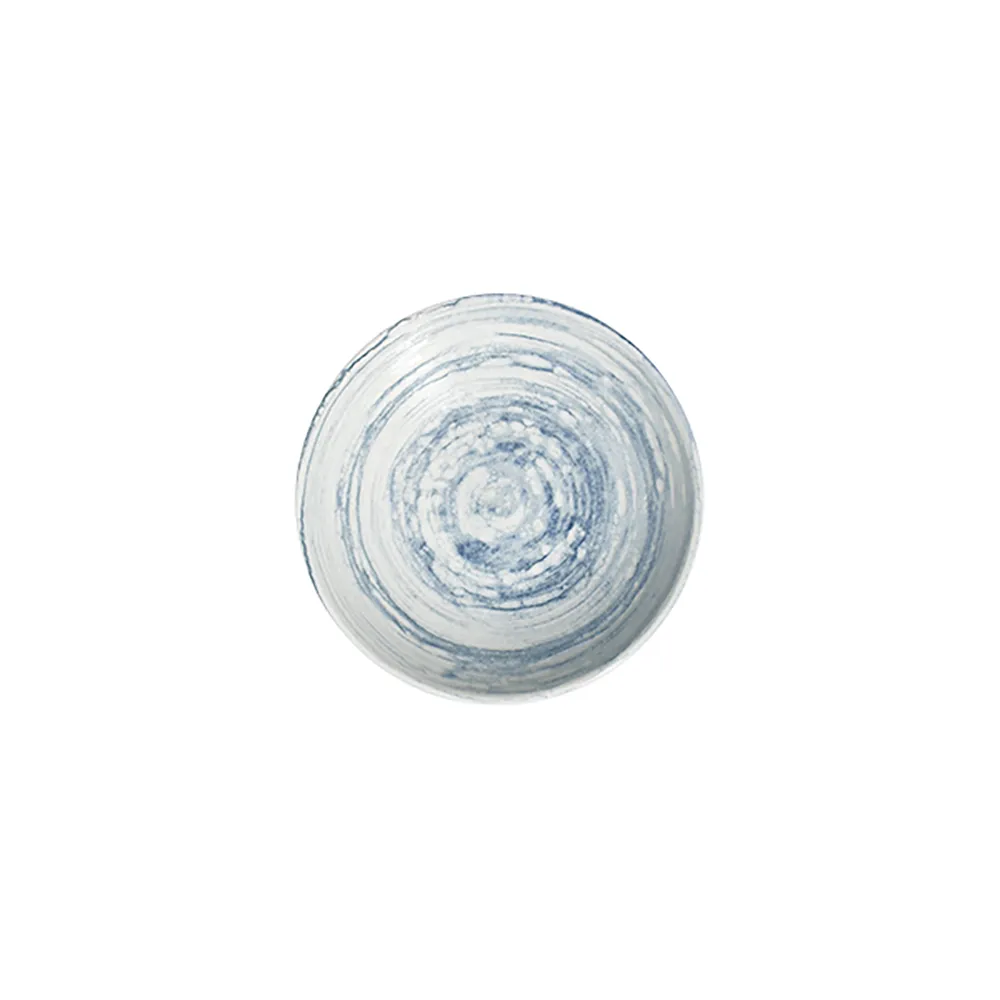 ID Fine Swirl Blue Tuval Bowl 15 cm 340 cc