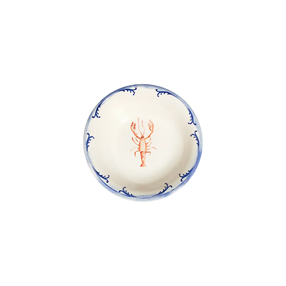 ID Fine Lobster Blue Tuval Bowl 15 cm 340 cc