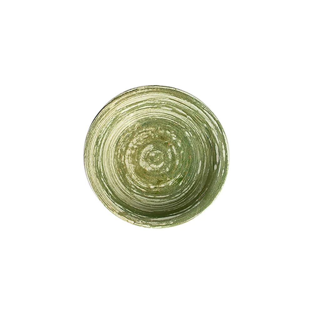 ID Fine Swirl Green Tuval Bowl 17 cm 500 cc