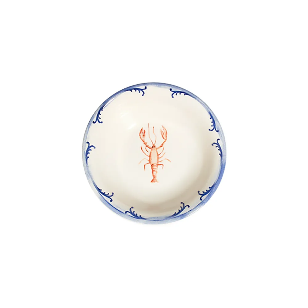 ID Fine Lobster Blue Tuval Bowl 17 cm 500 cc