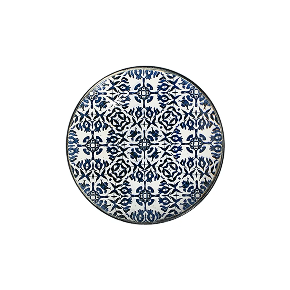 ID Fine Seville Navy Tuval Deep Plate 20 cm 550 cc