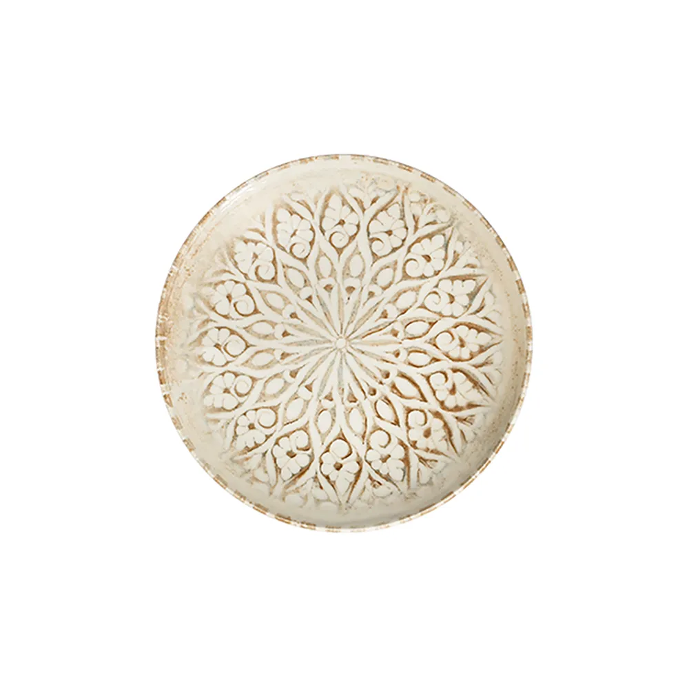 ID Fine Granada Sand Tuval Deep Plate 20 cm 550 cc