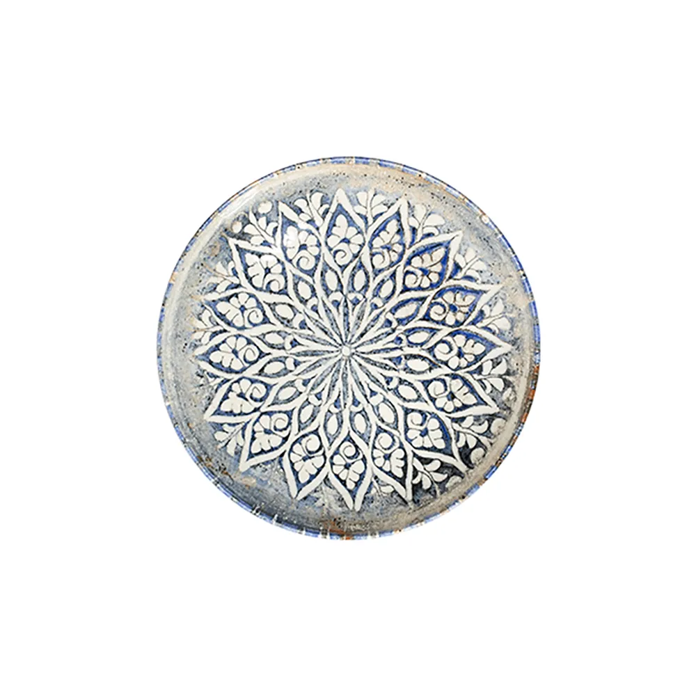 ID Fine Granada Blue Tuval Deep Plate 20 cm 550 cc
