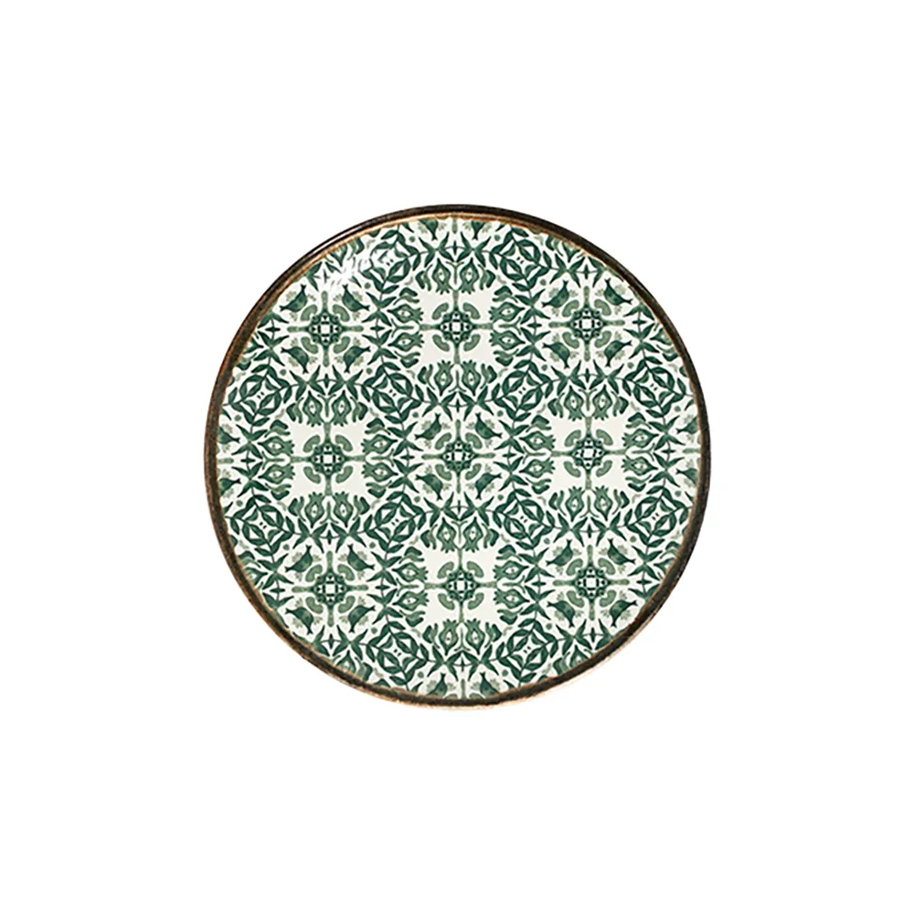 ID Fine Seville Green Tuval Flat Plate 20 cm