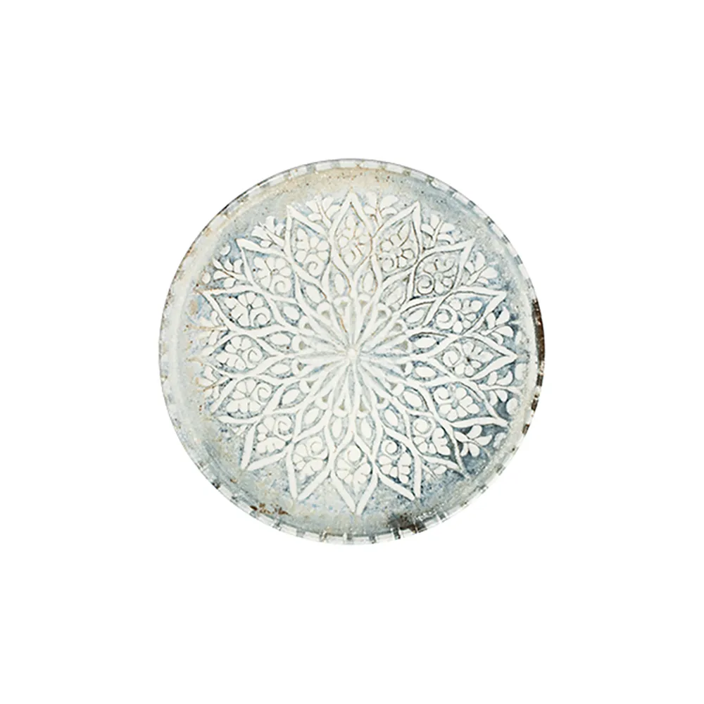 ID Fine Granada Grey Tuval Flat Plate 20 cm