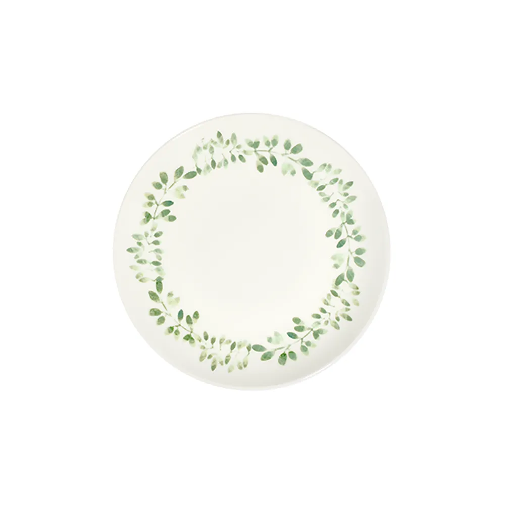 ID Fine Garden Green Tuval Flat Plate 20 cm