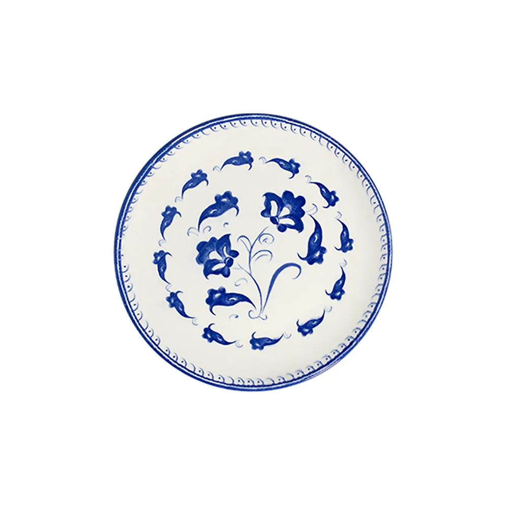 ID Fine Eden Blue Tuval Flat Plate 20 cm