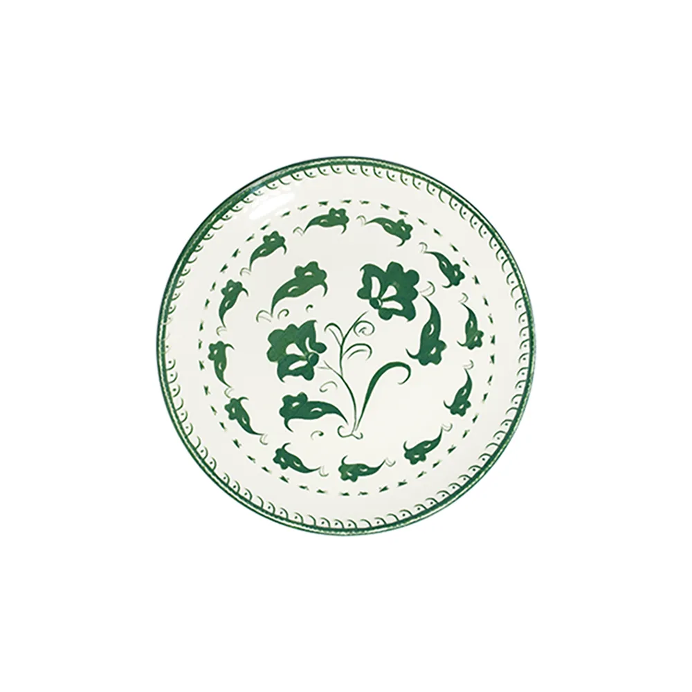 ID Fine Eden Green Tuval Flat Plate 20 cm