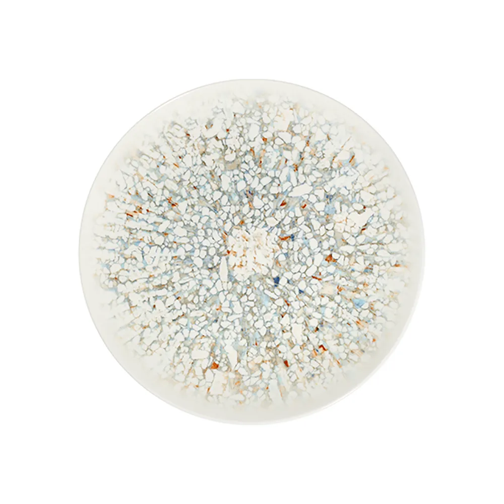 ID Fine Mosaic Turquoise Tuval Flat Plate 25 cm