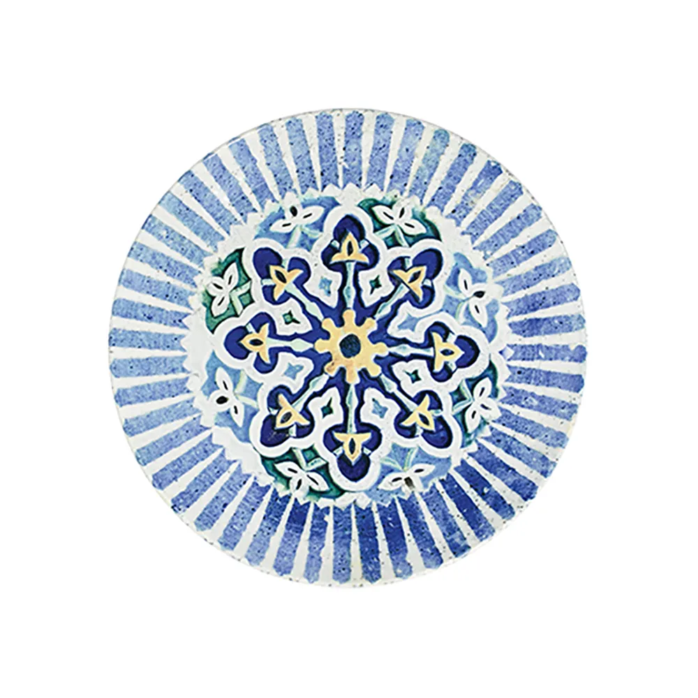 ID Fine Cordoba Blue Tuval Flat Plate 25 cm