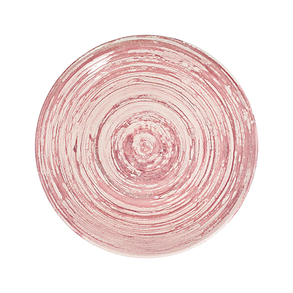 ID Fine Swirl Pink Tuval Flat Plate 28 cm