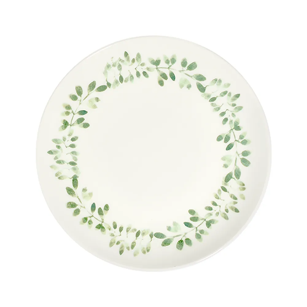 ID Fine Garden Green Tuval Flat Plate 28 cm