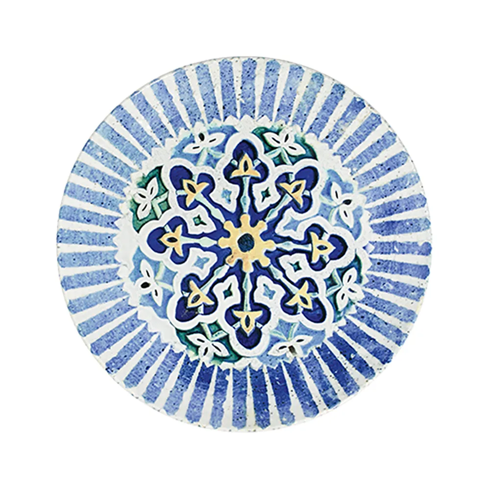 ID Fine Cordoba Blue Tuval Flat Plate 28 cm